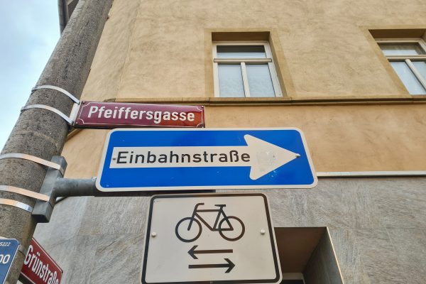 Einbahnstraßen für den Radverkehr in Erfurt beidseitig befahrbar?